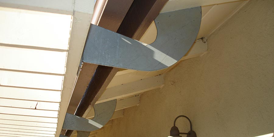 Special galvanized shaped bracket